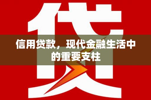 福州信用贷款，现代金融生活中的重要支柱