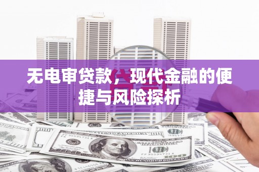 福州无电审贷款，现代金融的便捷与风险探析