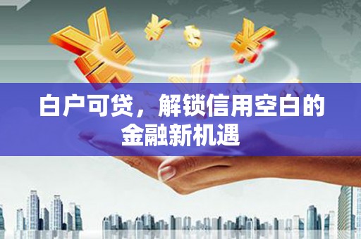 福州白户可贷，解锁信用空白的金融新机遇