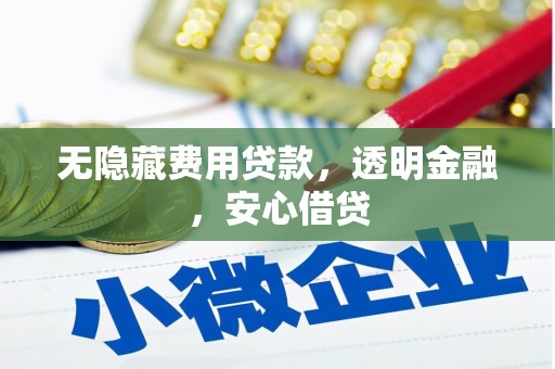 福州无隐藏费用贷款，透明金融，安心借贷