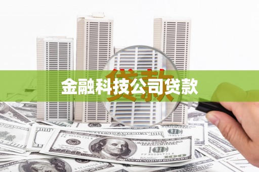 福州金融科技公司贷款