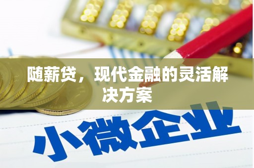 福州随薪贷，现代金融的灵活解决方案
