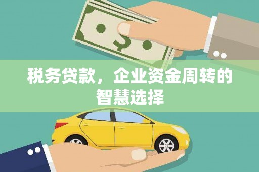 福州税务贷款，企业资金周转的智慧选择