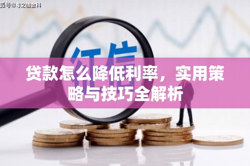 福州贷款怎么降低利率，实用策略与技巧全解析