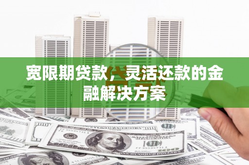 福州宽限期贷款，灵活还款的金融解决方案