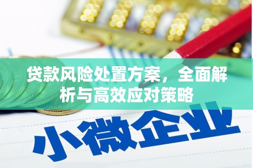 福州贷款风险处置方案，全面解析与高效应对策略