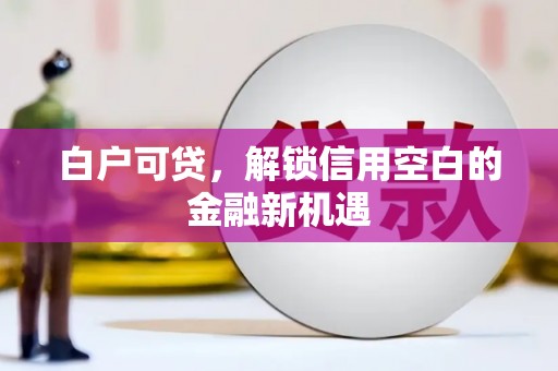 福州白户可贷，解锁信用空白的金融新机遇