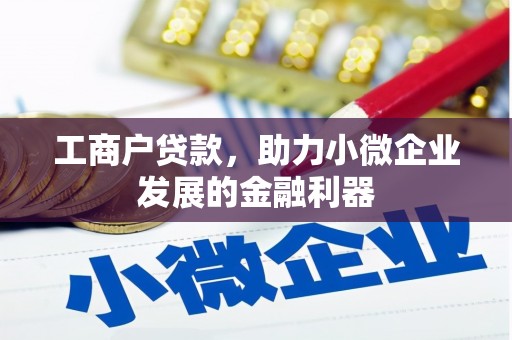 福州工商户贷款，助力小微企业发展的金融利器