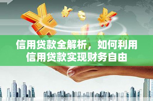 福州信用贷款全解析，如何利用信用贷款实现财务自由