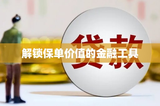 福州解锁保单价值的金融工具